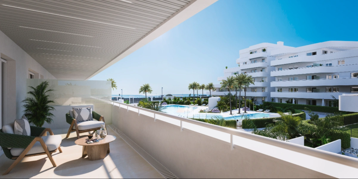 Terasa apartmánu v Torre del Mar